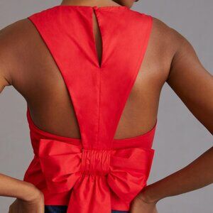 NEW NWT Sunday in Brooklyn Woven Bow-Back Tank L